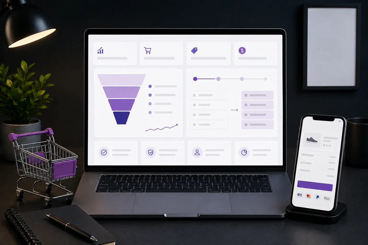 Mobile checkout flow reviewed and optimised for fewer abandoned carts